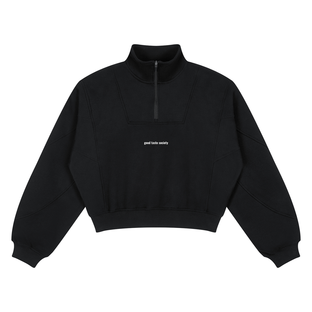 Loose Fleece Quarter-Zip Sweatshirt